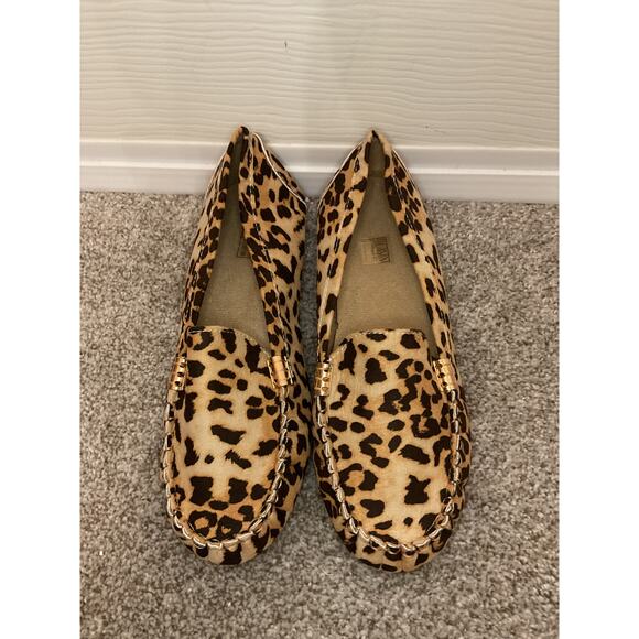 NIB XIUXIAN Leopard Print Casual Canvas Slip-On Loafers, sz 40 - Picture 4 of 10